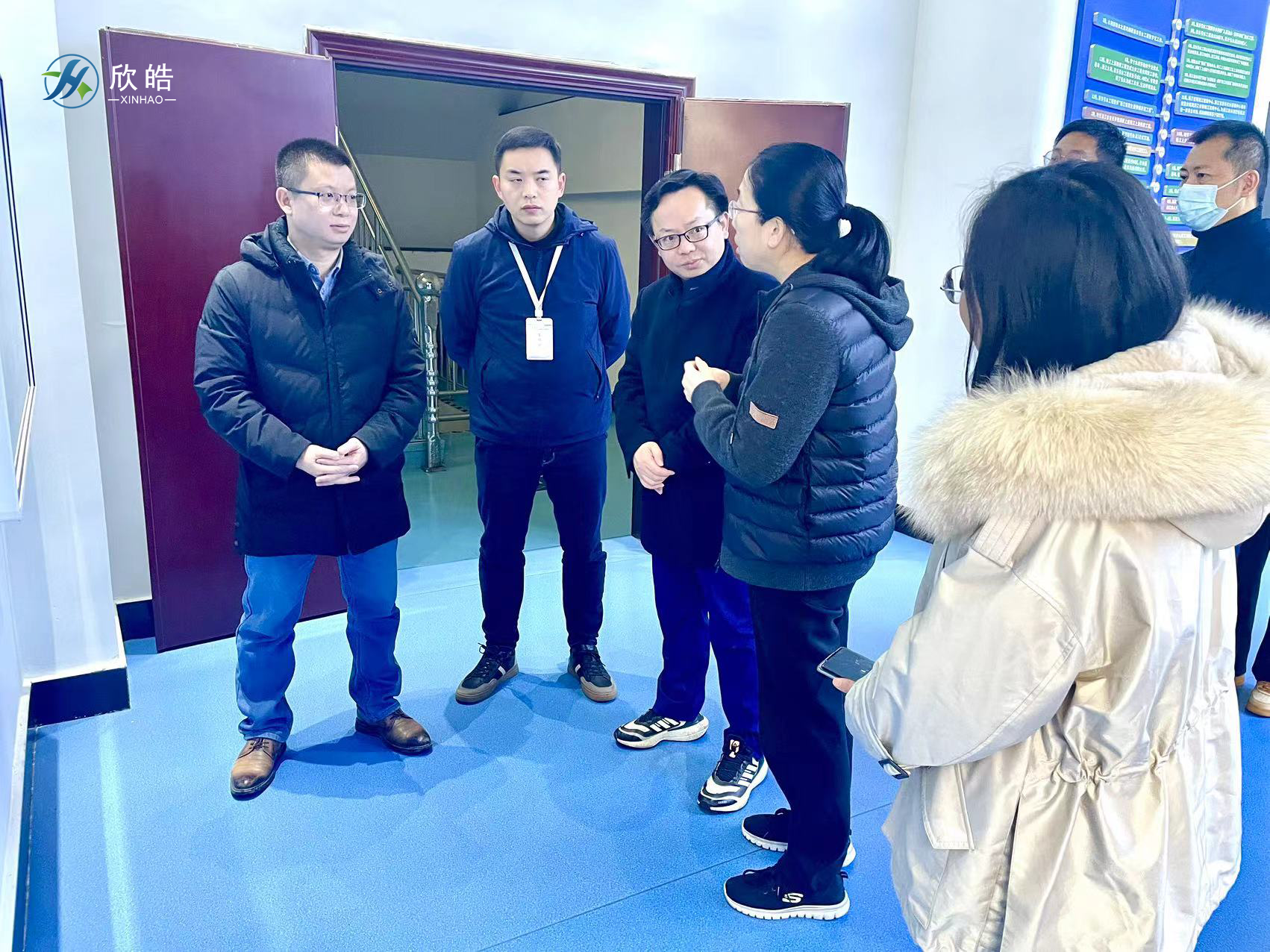 聚焦欣皓丨水利部及浙江省水利廳多位領(lǐng)導(dǎo)考察我司蕭山樞紐及八堡泵站監(jiān)測(cè)項(xiàng)目